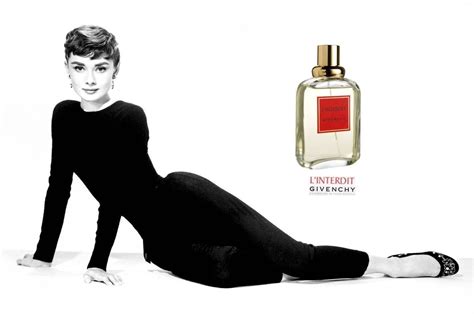 l'interdit givenchy audrey hepburn|givenchy fragrance 1957.